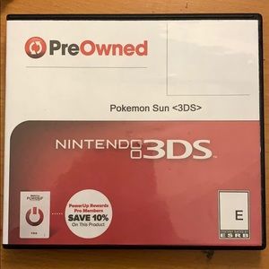 pokémon sun 3DS game
